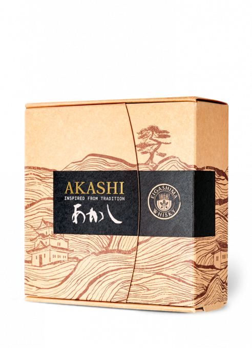 Coffret Akashi Meïsei + 2 Verres en Porcelaine